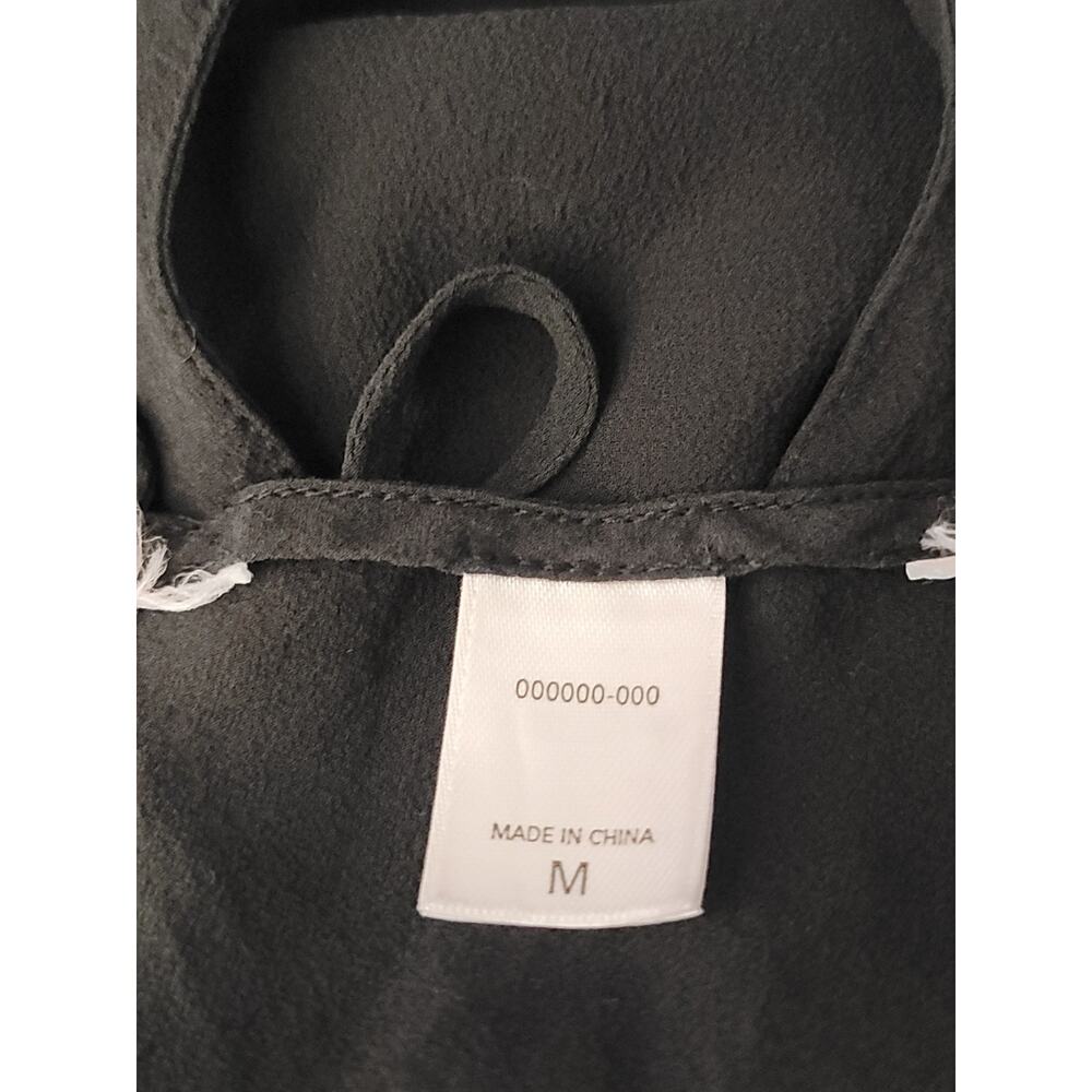 Victorias Secret Midi Slip Dress M 100% SILK Sheer Scoop Neck Strappy Open Back - Picture 12 of 13